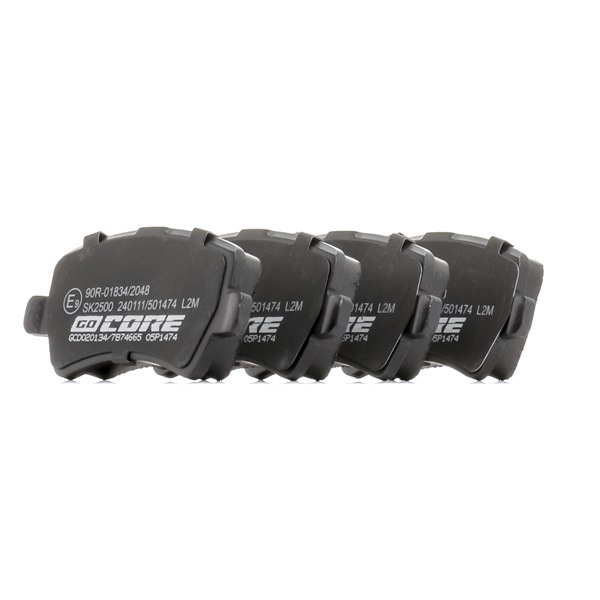 OEM 1566233 goCORE Plaquettes de frein GCD020134 pour FORD, VOLVO, LAND ROVER, VAUXHALL