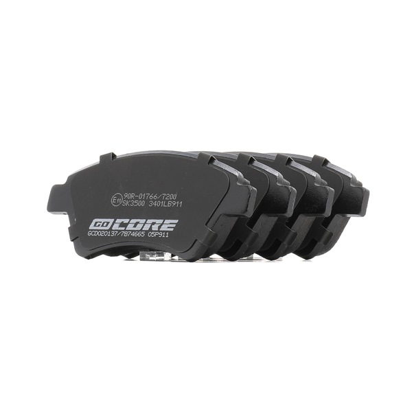 Remblokken (GCD020137) van goCORE Voor RENAULT KANGOO Express (FC0/1_) 1.6 16V (70 KW / 95 PK / Van 2001)