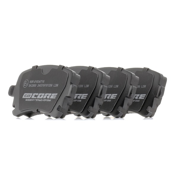 Remblokken (GCD020147) van goCORE Voor VW Multivan V (7HM, 7HN, 7HF, 7EF, 7EM, 7EN) 2.0 TSI (110 KW / 150 PK / Van 2012)