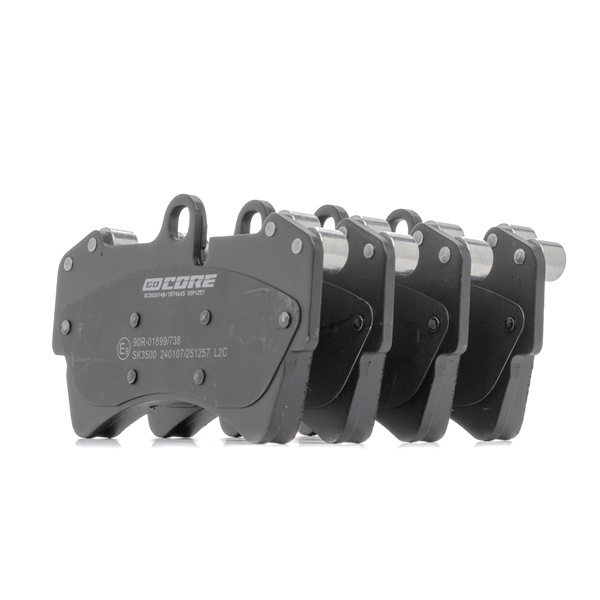 OEM 4L0698151C goCORE Plaquettes de frein GCD020148 pour VOLKSWAGEN, AUDI, SEAT, SKODA, PORSCHE