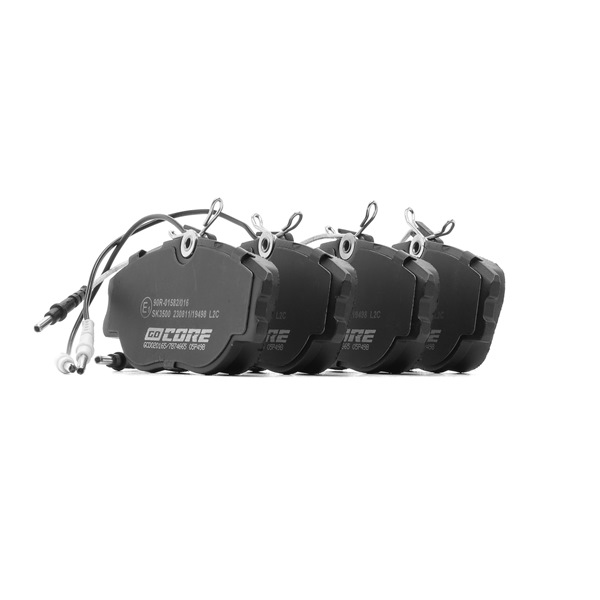 OEM E172039 goCORE Plaquettes de frein GCD020165 pour PEUGEOT, VOLKSWAGEN, CITROЁN, OPEL, FIAT