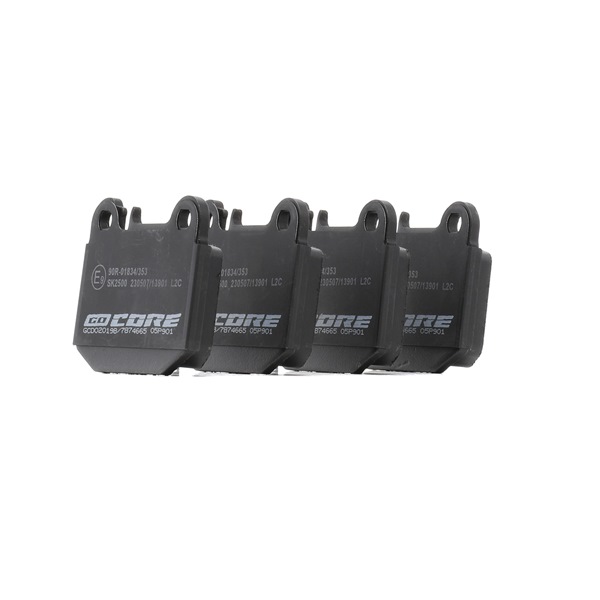 OEM A1634200720 goCORE  Bremsbeläge GCD020198 für MERCEDES-BENZ, DAIMLER