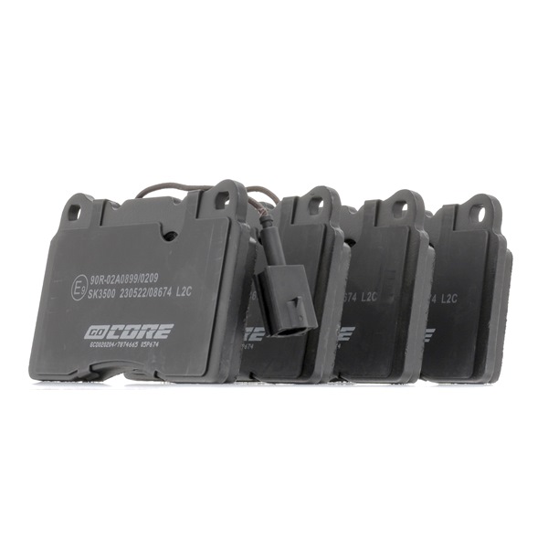 OEM 77362226 goCORE  Bremsbeläge GCD020204 für FIAT, ALFA ROMEO, LANCIA, FERRARI