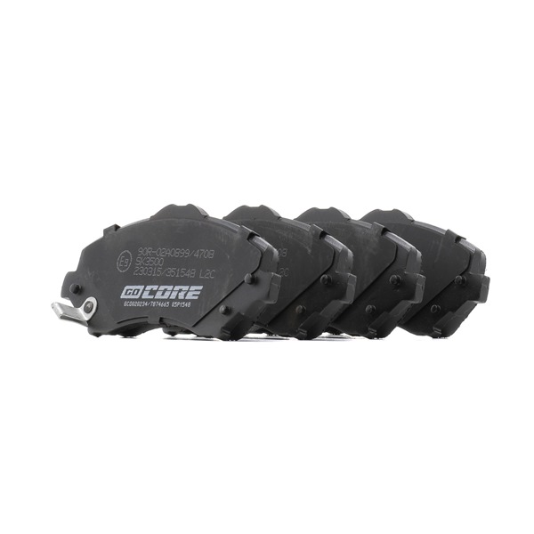 OEM K68068762AA goCORE  Bremsbeläge GCD020234 für MERCEDES-BENZ, FIAT, PEUGEOT, CHEVROLET, JEEP