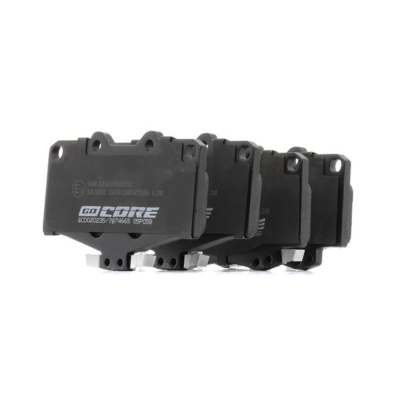 OEM 0446535040 goCORE  Bremsbeläge GCD020235 für VW, AUDI, TOYOTA, SUZUKI, LEXUS