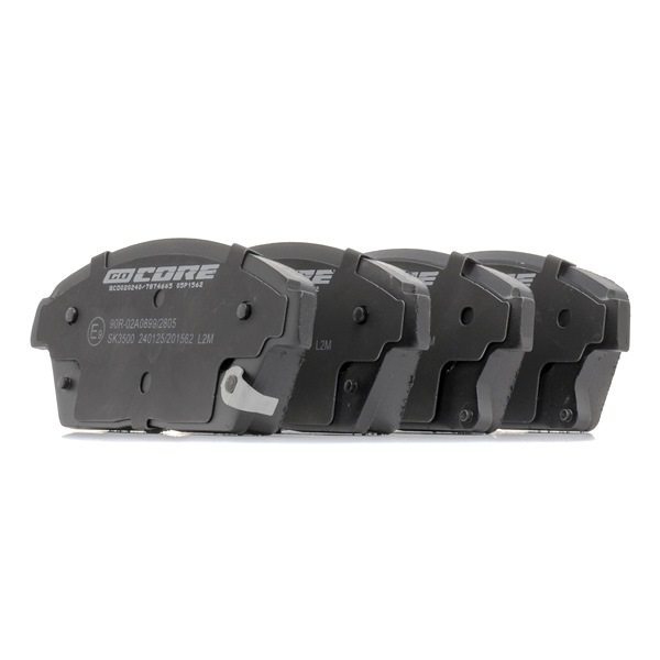 Remblokken (GCD020240) van goCORE Voor CADILLAC ATS Coupé 2.0 AWD (201 KW / 273 PK / Van 2013)