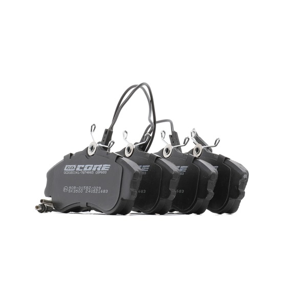 goCORE Plaquettes de frein (GCD020241) pour PEUGEOT 306 3/5 portes (7A, 7C, N3, N5) 2.0 S16 (111 KW / 151 CH / de 1994)