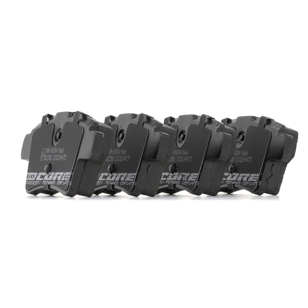 Remblokken (GCD020257) van goCORE Voor CITROËN C4 Picasso I (UD_) 1.6 THP (103 KW / 140 PK / Van 2008)