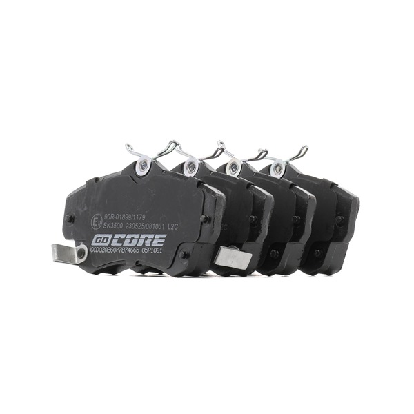 Remblokken (GCD020260) van goCORE Voor DODGE NEON II 2.0 16V (98 KW / 133 PK / Van 1999)
