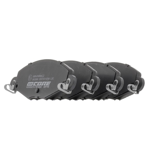 Remblokken (GCD020274) van goCORE Voor CITROËN C5 II Break (RE_) 2.2 HDi (RE4HTE, RE4HT2) (125 KW / 170 PK / Van 2006)