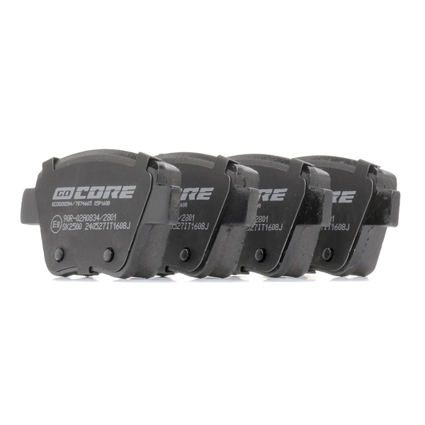 Remblokken (GCD020284) van goCORE Voor VW Passat Variant (3G5, CB5) 2.0 TDI (110 KW / 150 PK / Van 2014)