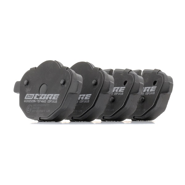 Remblokken (GCD020286) van goCORE Voor BMW 5 Sedan (F10) 520 i (125 KW / 170 PK / Van 2013)