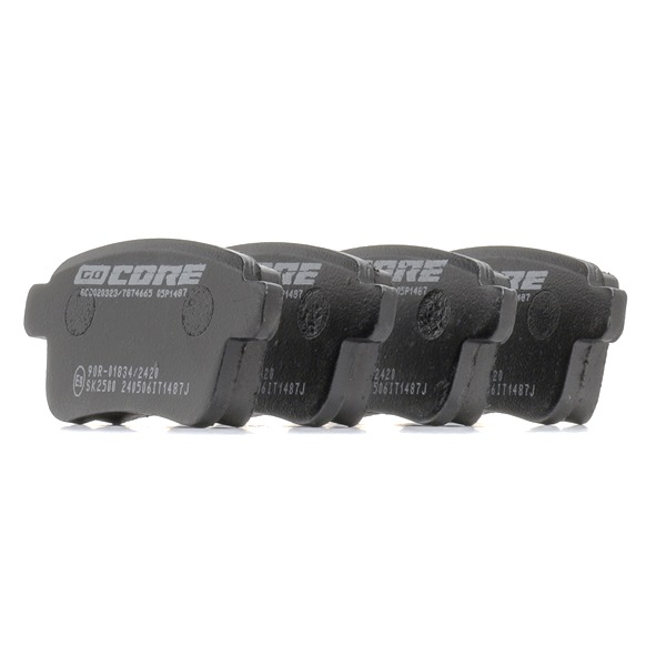 Remblokken (GCD020323) van goCORE Voor RENAULT KANGOO Express (FW0/1_) 1.5 dCi 90 (FW0G, FW05, FW08, FW11) (66 KW / 90 PK / Van 2009)