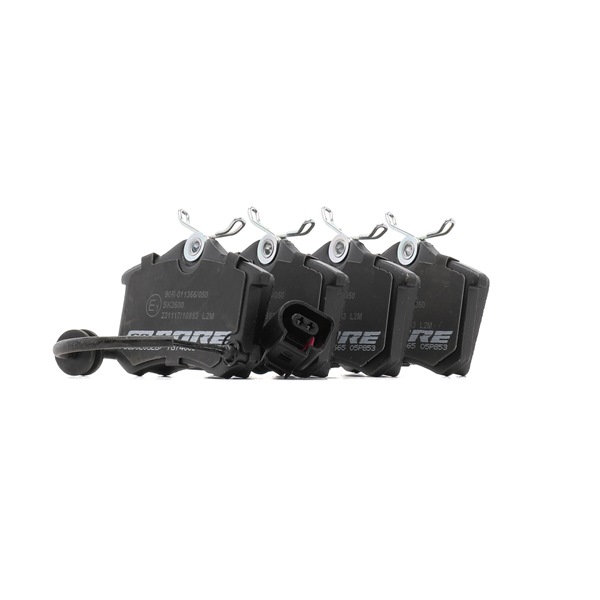 Remblokken (GCD020328) van goCORE Voor VW BORA 1.8 Turbo (132 KW / 179 PK / Van 2005)
