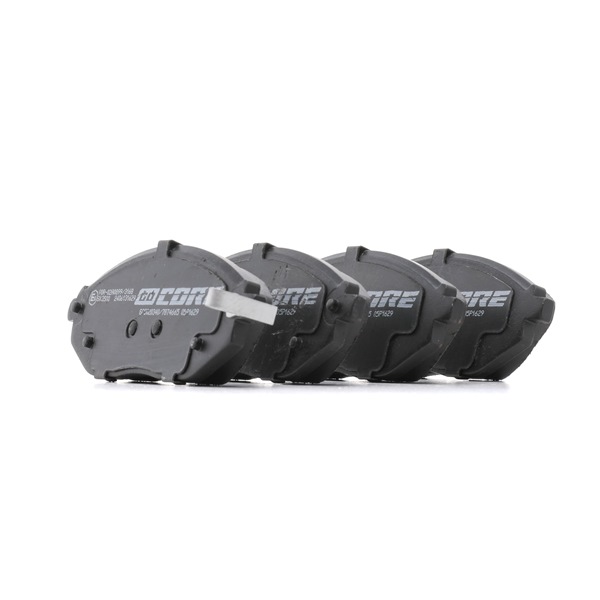 Remblokken (GCD020340) van goCORE Voor CHEVROLET Spark (M400) 1.4 (72 KW / 98 PK / Van 2015)