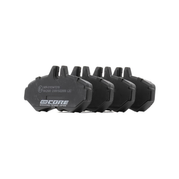 Remblokken (GCD020343) van goCORE Voor VW LT 28-46 II Flatbed Vrachtwagen / Chassis (2DC, 2DF, 2DG, 2DL, 2DM) 2.5 TDI (66 KW / 90 PK / Van 1999)