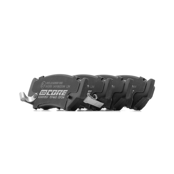 Remblokken (GCD020353) van goCORE Voor SUZUKI JIMNY (FJ) 1.5 DDiS 4x4 (63 KW / 86 PK / Van 2005)