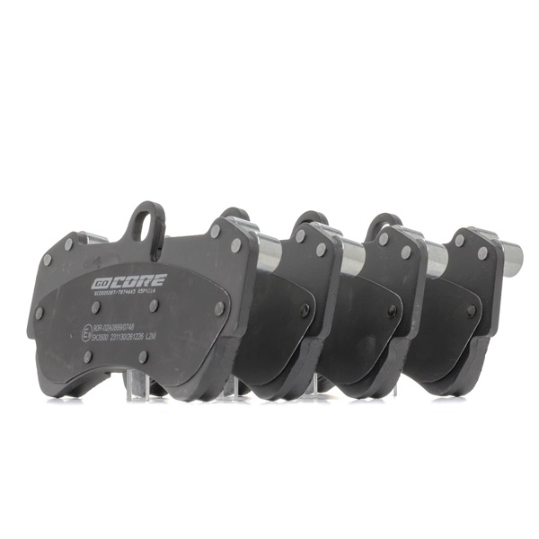 Remblokken (GCD020387) van goCORE Voor AUDI Q7 (4LB) 4.2 FSI quattro (257 KW / 350 PK / Van 2006)