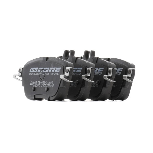 goCORE Bremsbeläge (GCD020393) für MERCEDES-BENZ E-Klasse T-modell (S213) E 250 (213.245) (155 KW / 211 PS / ab 2016)