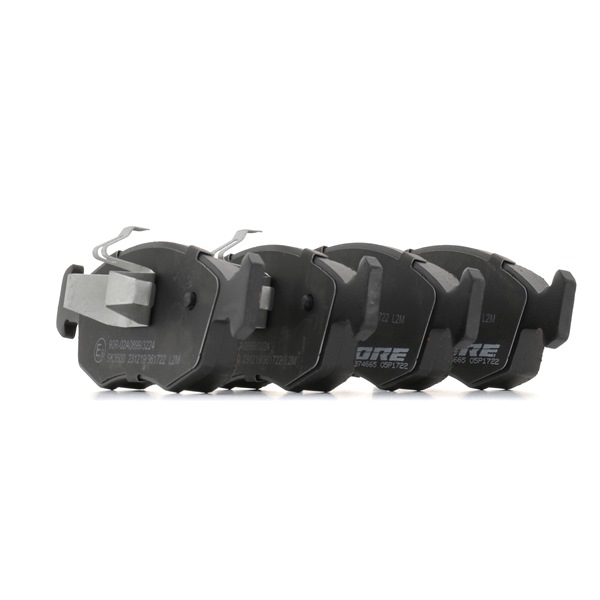 Remblokken (GCD020410) van goCORE Voor CHRYSLER Ypsilon Hatchback 0.9 Twinair (63 KW / 86 PK / Van 2011)