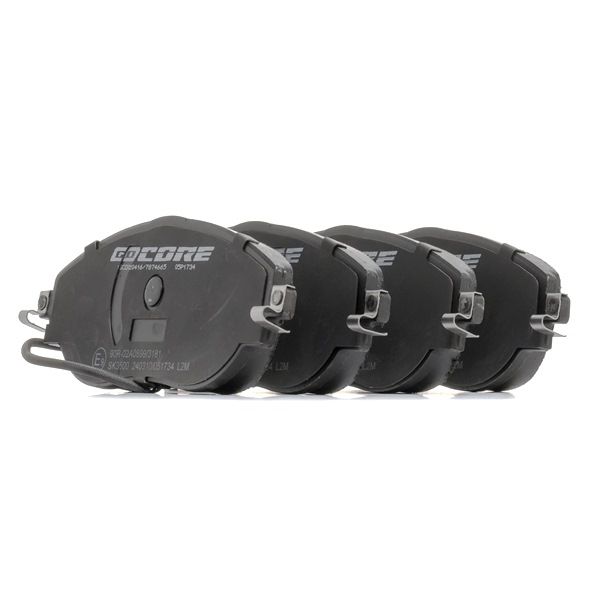Remblokken (GCD020416) van goCORE Voor VW SHARAN (7N1, 7N2) 1.8 TSI (118 KW / 160 PK / Van 2011)