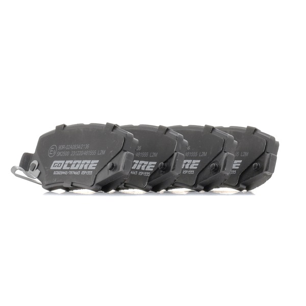 Remblokken (GCD020442) van goCORE Voor JEEP Wrangler IV (JL) 3.6 VVT (JL72, JL74) (209 KW / 284 PK / Van 2017)