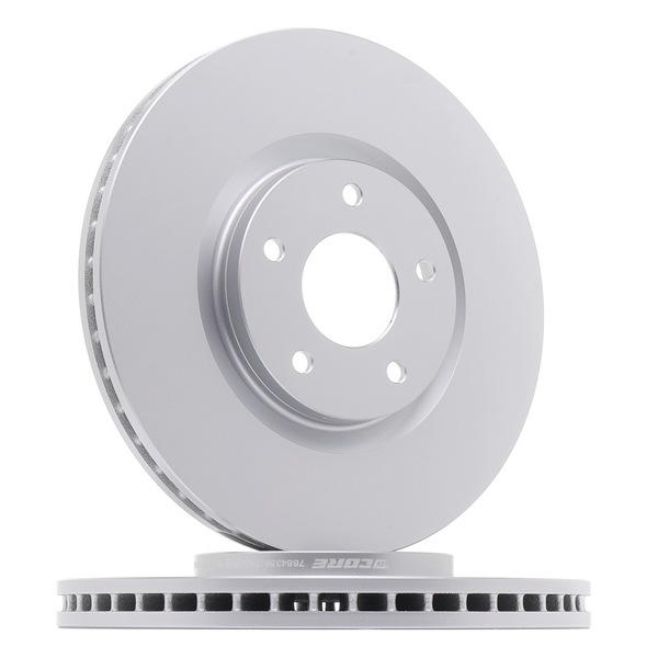 goCORE Disco de freno (GCH20454) para NISSAN Qashqai / Qashqai +2 I (J10, NJ10) 2.0 A las 4 ruedas (101 KW / 137 CV / de 2007)