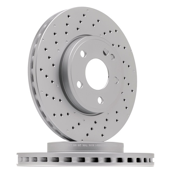 goCORE Disco de travão (GCH20620) para MERCEDES-BENZ Classe B (W246, W242) B 200 CDI / d (246.208) (100 KW / 136 CV / de 2014)