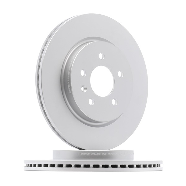 goCORE Disco de travão (GCH20825) para VAUXHALL ZAFIRA Mk III (P12) 2.0 CDTi (75) (125 KW / 170 CV / de 2015)
