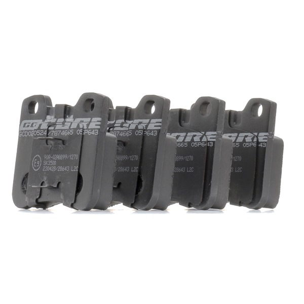 Remblokken (GCD020524) van goCORE Voor PEUGEOT 106 II Hatchback (1A_, 1C_) 1.0 i (33 KW / 45 PK / Van 1996)
