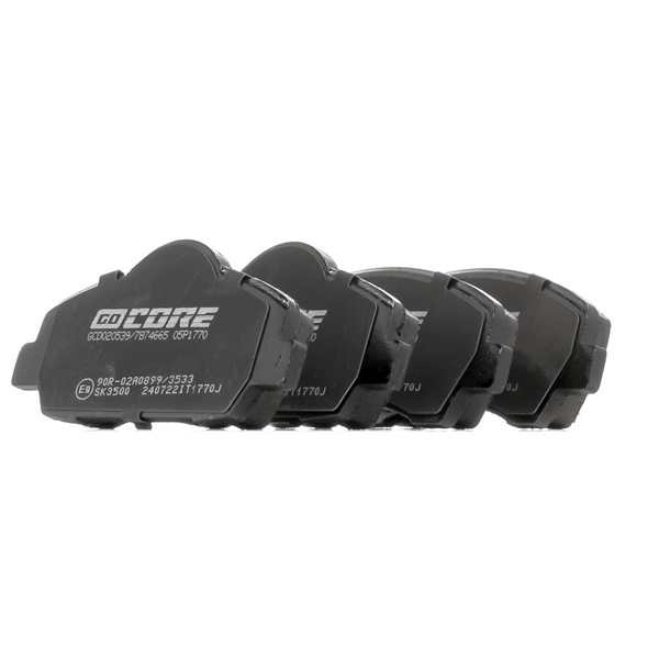 OEM 1608691380 goCORE Plaquettes de frein GCD020539 pour PEUGEOT, VOLKSWAGEN, CITROЁN, MERCEDES-BENZ, OPEL