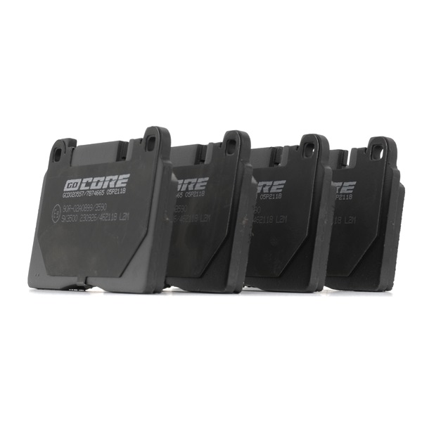 Remblokken (GCD020557) van goCORE Voor AUDI A6 Sedan (4G2, 4GC, C7) 2.0 TFSI quattro (162 KW / 220 PK / Van 2013)