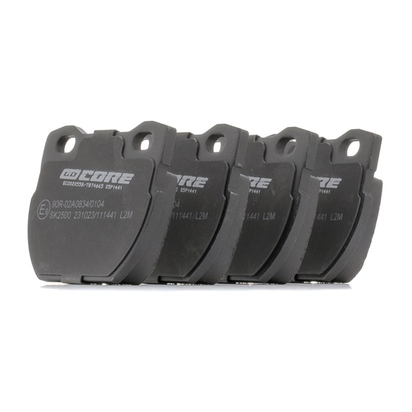 Remblokken (GCD020558) van goCORE Voor LAND ROVER Defender Flatbed Vrachtwagen / Chassis (L316) 2.2 Td4 4x4 (L317) (90 KW / 122 PK / Van 2011)