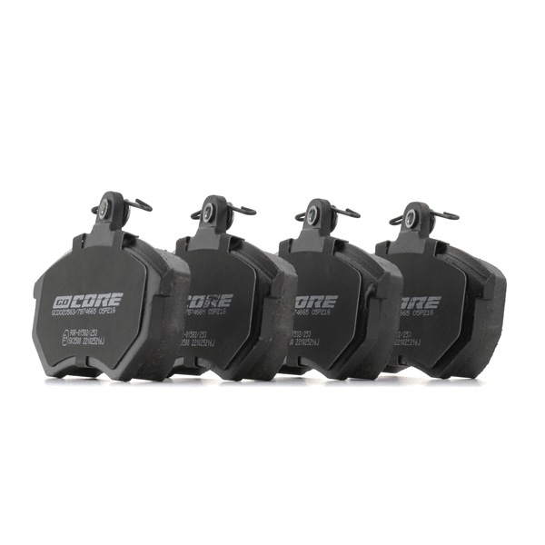 OEM 8A0698151C goCORE  Bremsbeläge GCD020563 für VW, AUDI, SKODA, SEAT, PORSCHE
