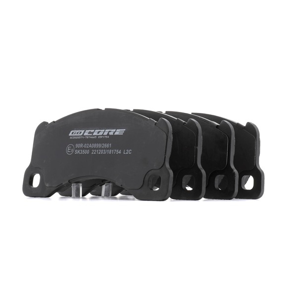 Remblokken (GCD020571) van goCORE Voor PORSCHE Cayenne (92A) 3.6 GTS (324 KW / 440 PK / Van 2015)