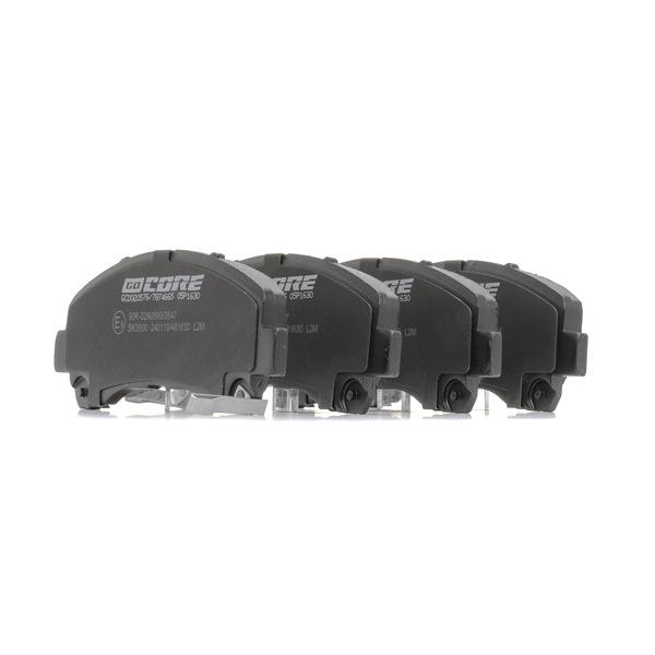 goCORE Bremsbeläge (GCD020576) in erstklassiger Qualität für ISUZU KB Pickup 3.0 D-TEQ 4WD (120 KW / 163 PS / de 2010)