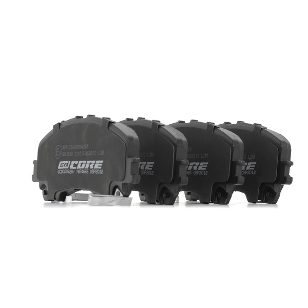 Remblokken (GCD020620) van goCORE Voor RENAULT Koleos II (HC_) 2.0 BLUE dCi 190 4WD (HCAN) (140 KW / 190 PK / Van 2019)