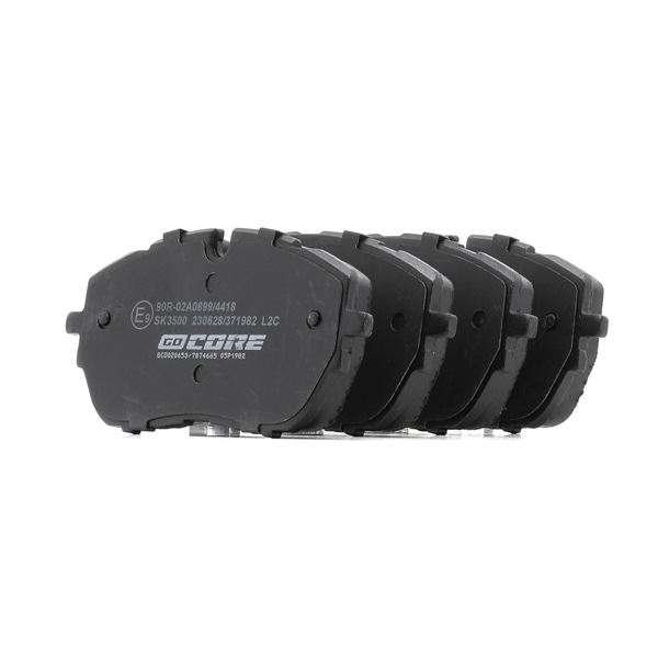 goCORE Bremsbeläge (GCD020653) in erstklassiger Qualität für DS DS 4 II PureTech 180 (F35GFT) (133 KW / 181 PS / de 2021)