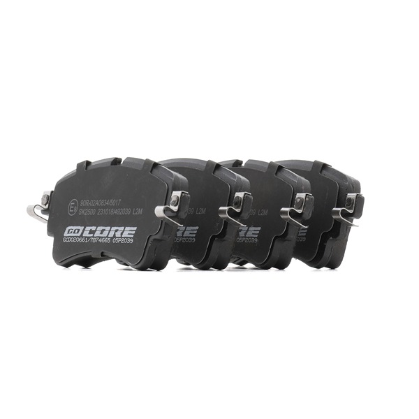 Remblokken (GCD020661) van goCORE Voor AUDI A4 B9 Sedan (8W2, 8WC) 40 TFSI Mild Hybrid (150 KW / 204 PK / Van 2020)