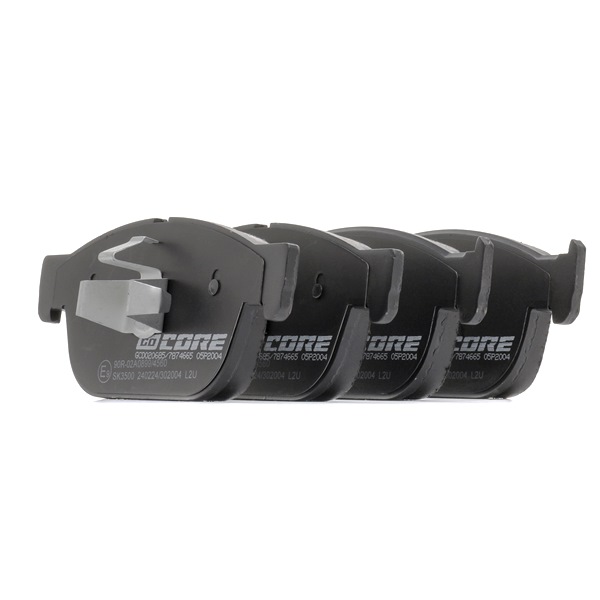 Remblokken (GCD020685) van goCORE Voor VOLVO V60 II (225, 227) D3 AWD (110 KW / 150 PK / Van 2018)
