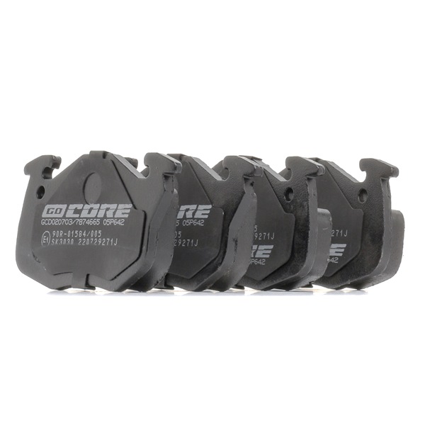 Remblokken (GCD020703) van goCORE Voor PEUGEOT 106 I (1A, 1C) 1.5 D (43 KW / 58 PK / Van 1994)