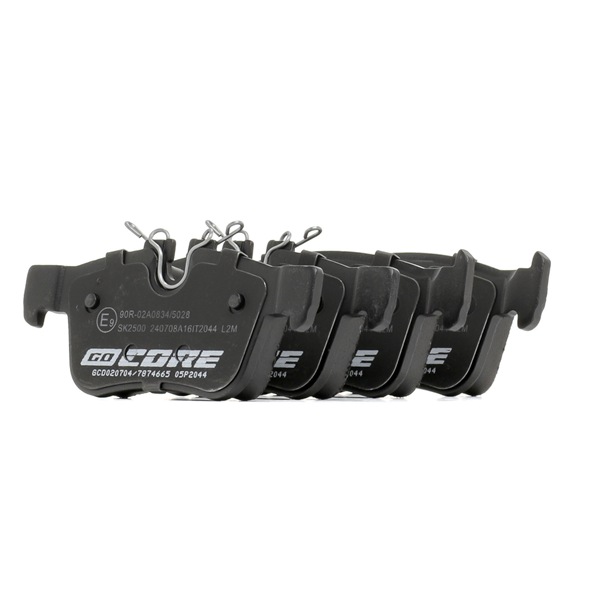 Remblokken (GCD020704) van goCORE Voor VOLVO V60 II (225, 227) D3 AWD (110 KW / 150 PK / Van 2018)
