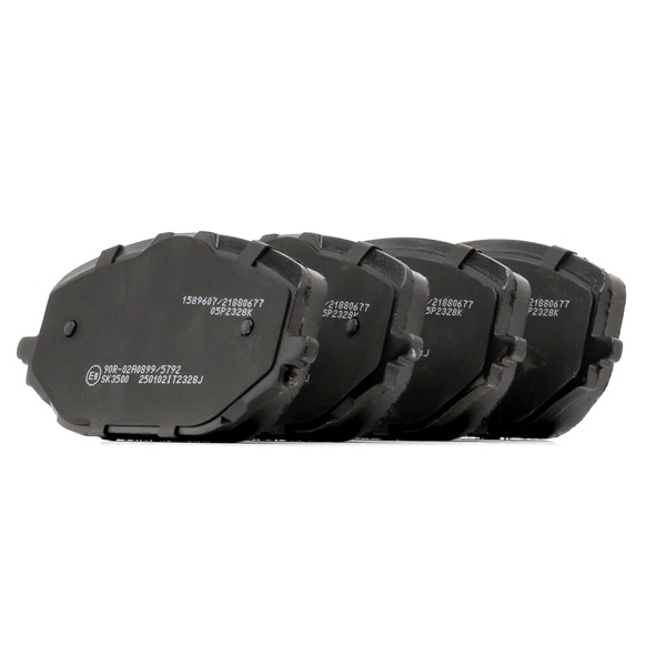 RIDEX Kit pastiglie freni (402B2117) per DS DS7 Crossback 1.6 PureTech 165 (J45GYV) (121 KW / 165 CV / dal 2018)