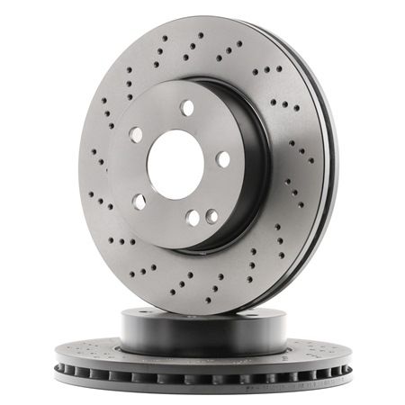OEM A2044213612 TRW Bromsskiva DF4813S för MERCEDES-BENZ, DAIMLER