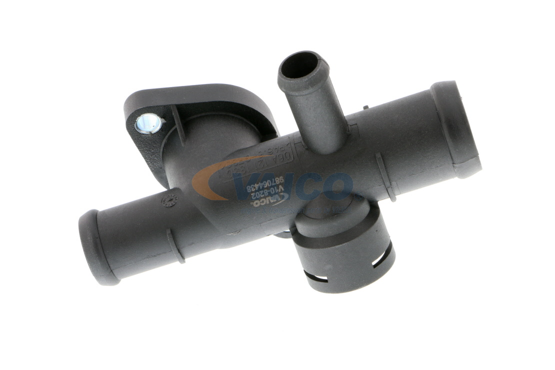 OEM 06A121132A VAICO  Kühlmittelflansch V10-8202 für VW, AUDI, SKODA, SEAT, LAND ROVER