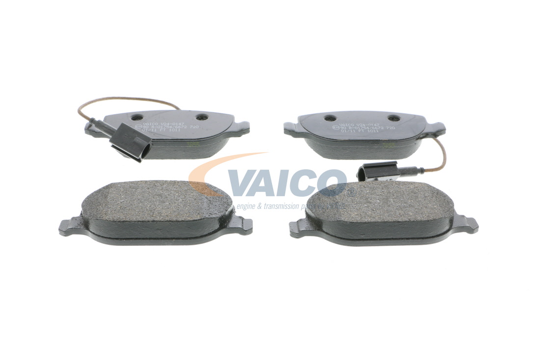 OEM 77365542 VAICO Brake pad set V24-0147 for FIAT, ALFA ROMEO, LANCIA