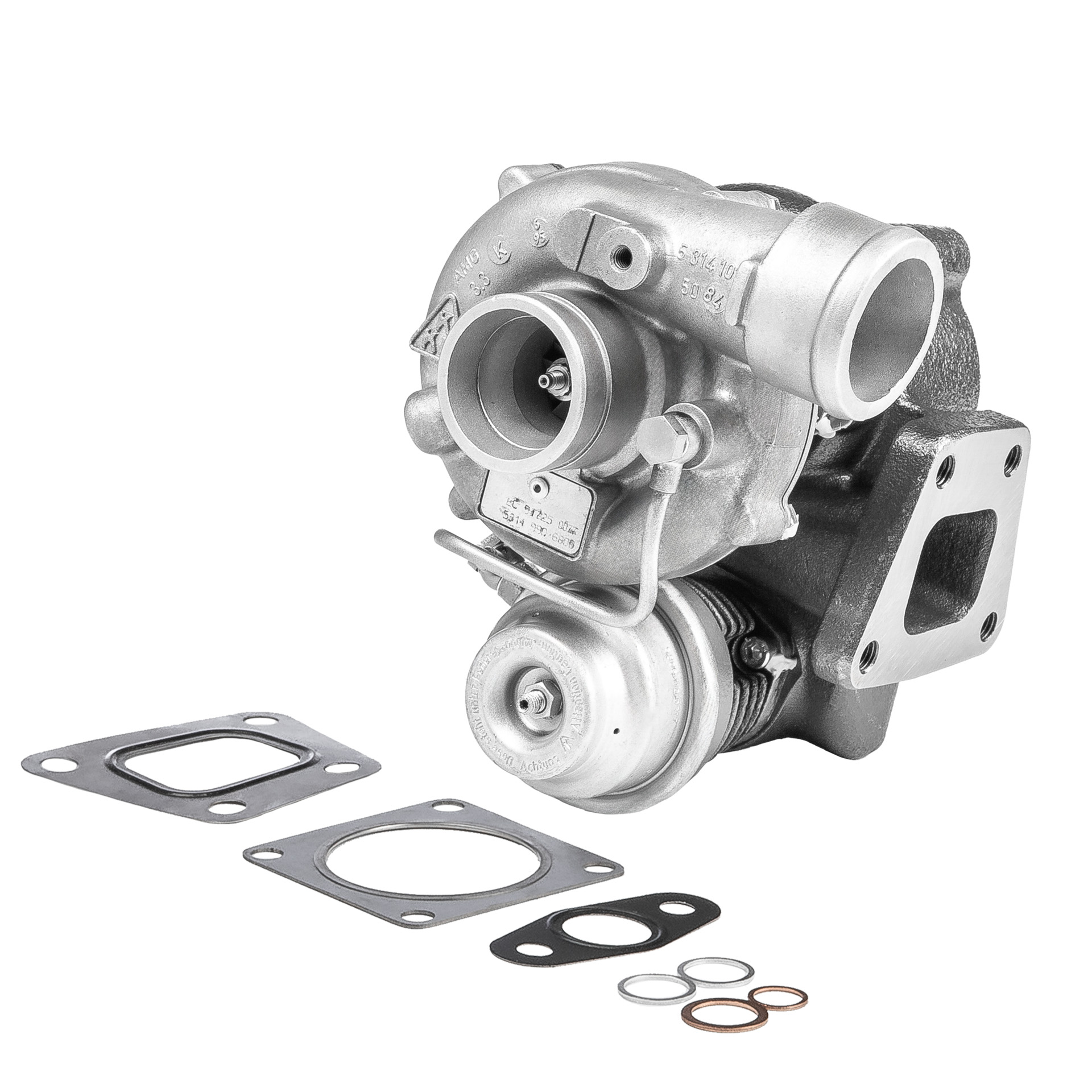 Turbocharger (53149886000RSG) van BR Turbo Voor VW TRANSPORTER III Open laadbak/ Chassis 1.6 TD Syncro (51 KW / 69 PK / Van 1986)