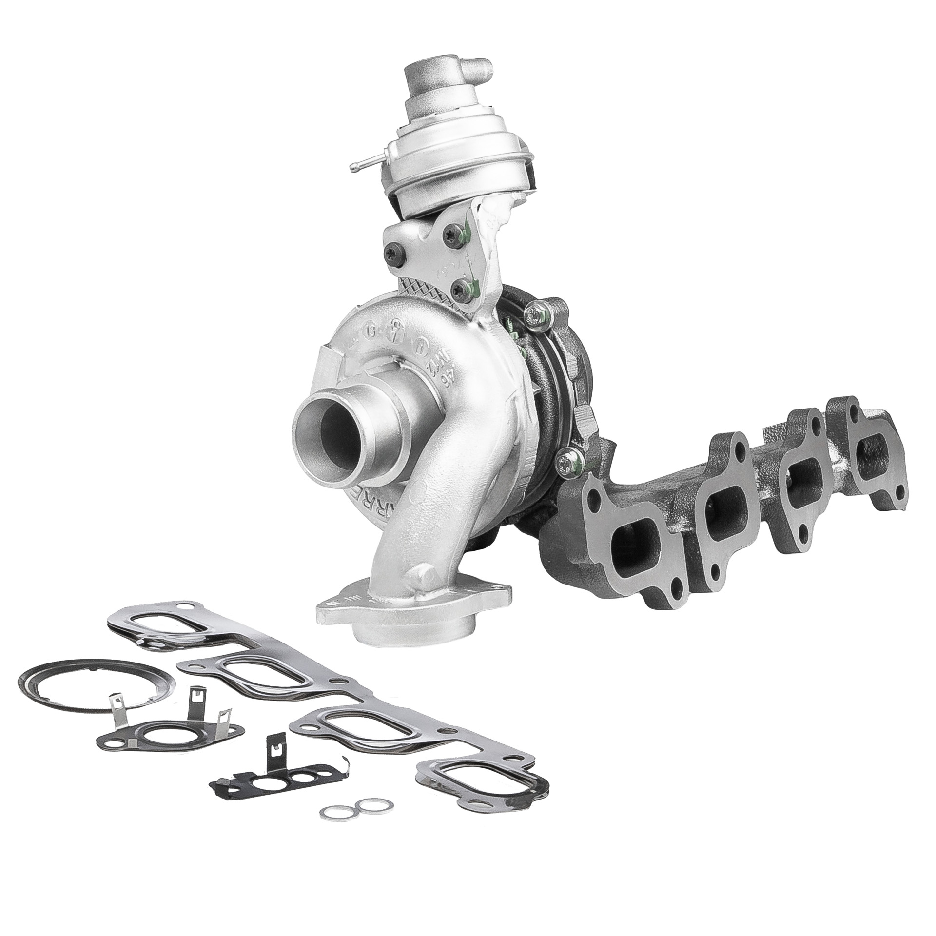 Turbocharger (795090-5001RSG) van BR Turbo Voor VW Amarok Flatbed Vrachtwagen / Chassis (S1B, S6B, S7B) 2.0 TDI (90 KW / 122 PK / Van 2011)