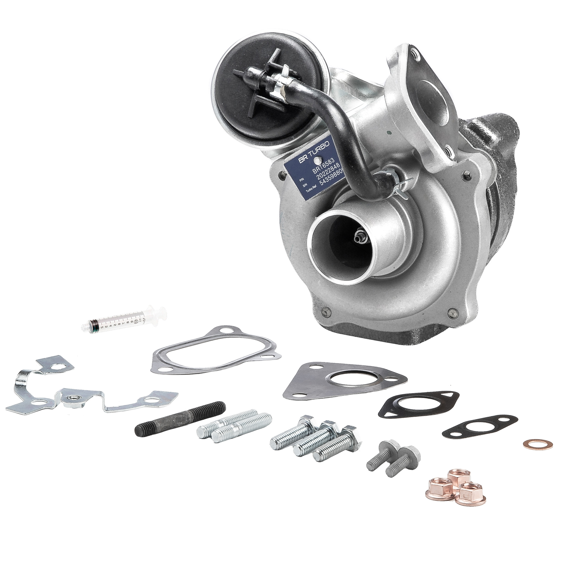 OEM 0375S1 BR Turbo Turbocharger BRT6583M voor VOLKSWAGEN, OPEL, FORD, PEUGEOT, FIAT