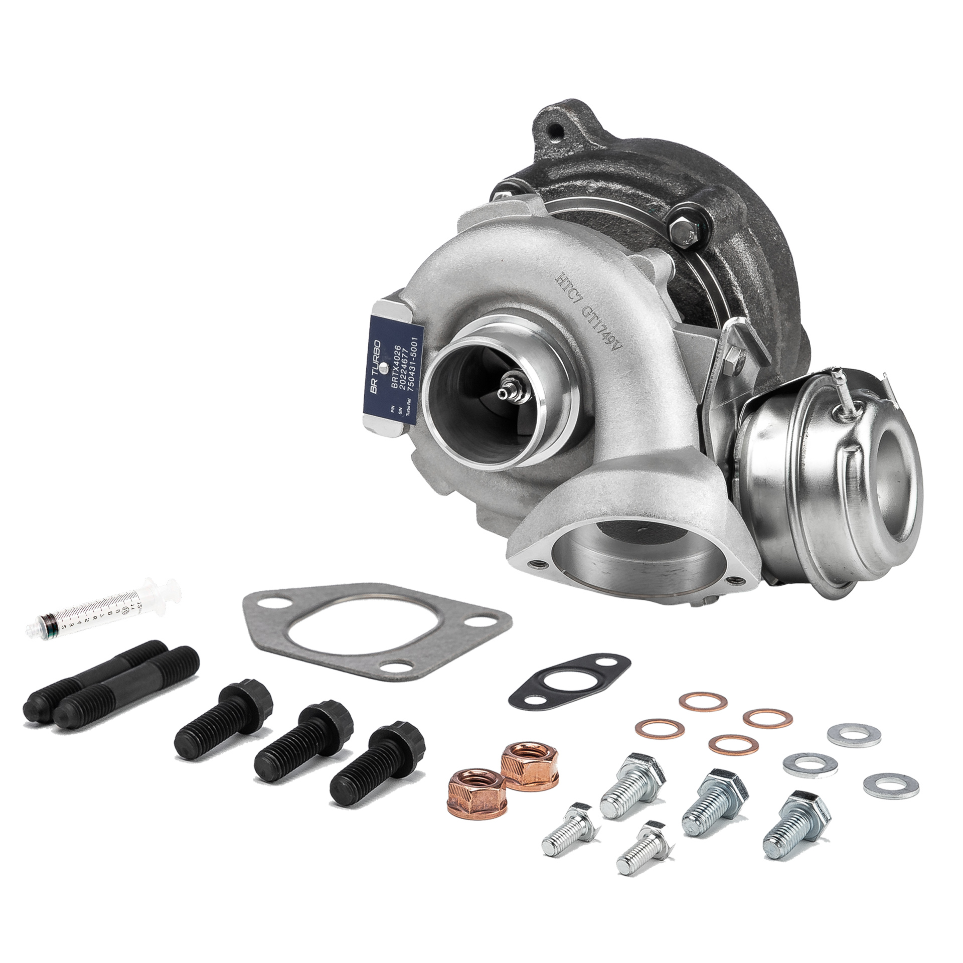 BR Turbo Turbocompresor (BRTX4026M) para BMW 3 Compact (E46) 320 td (100 KW / 136 CV / de 2001)